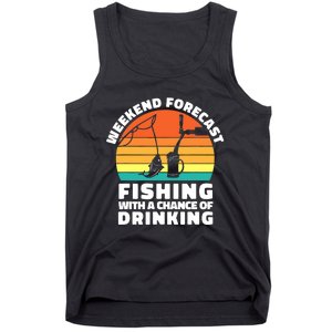 Fisherman for  Fishing ' Drinking Grandpa Dad Tank Top