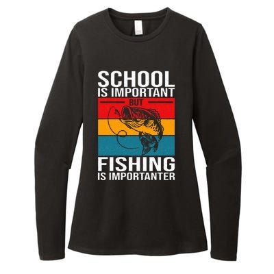 Funny Fishing For Fish Saying Bass Fisherman Womens CVC Long Sleeve Shirt