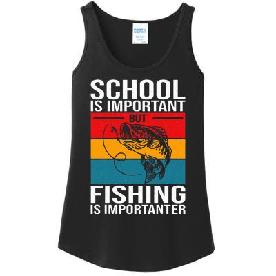 Funny Fishing For Fish Saying Bass Fisherman Ladies Essential Tank