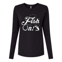 Funny Fishing Womens Cotton Relaxed Long Sleeve T-Shirt