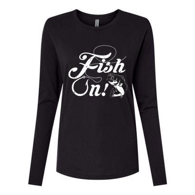 Funny Fishing Womens Cotton Relaxed Long Sleeve T-Shirt