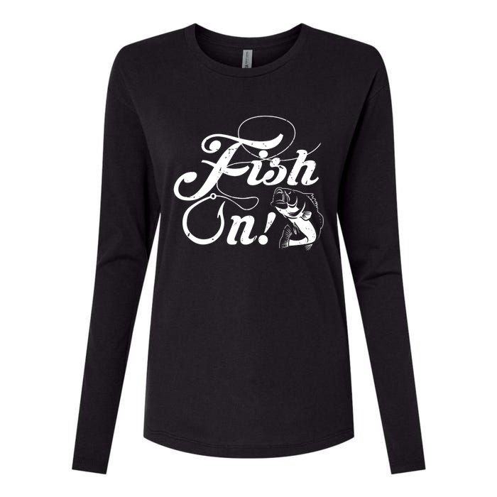 Funny Fishing Womens Cotton Relaxed Long Sleeve T-Shirt