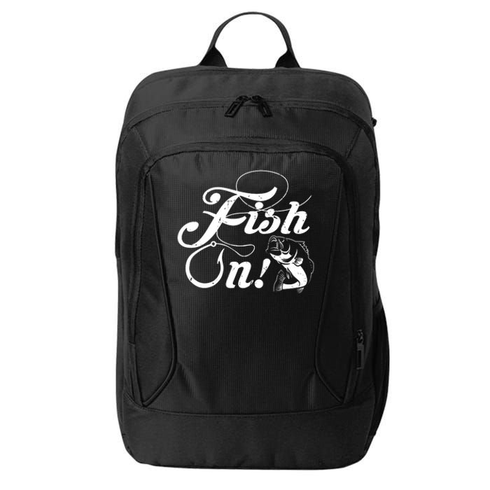 Funny Fishing City Backpack