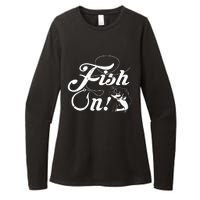 Funny Fishing Womens CVC Long Sleeve Shirt