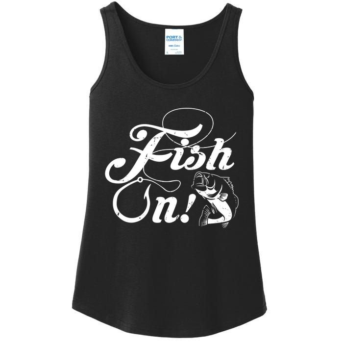 Funny Fishing Ladies Essential Tank