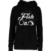 Funny Fishing Womens Funnel Neck Pullover Hood