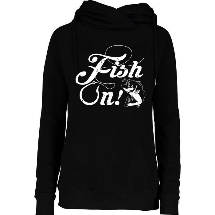 Funny Fishing Womens Funnel Neck Pullover Hood