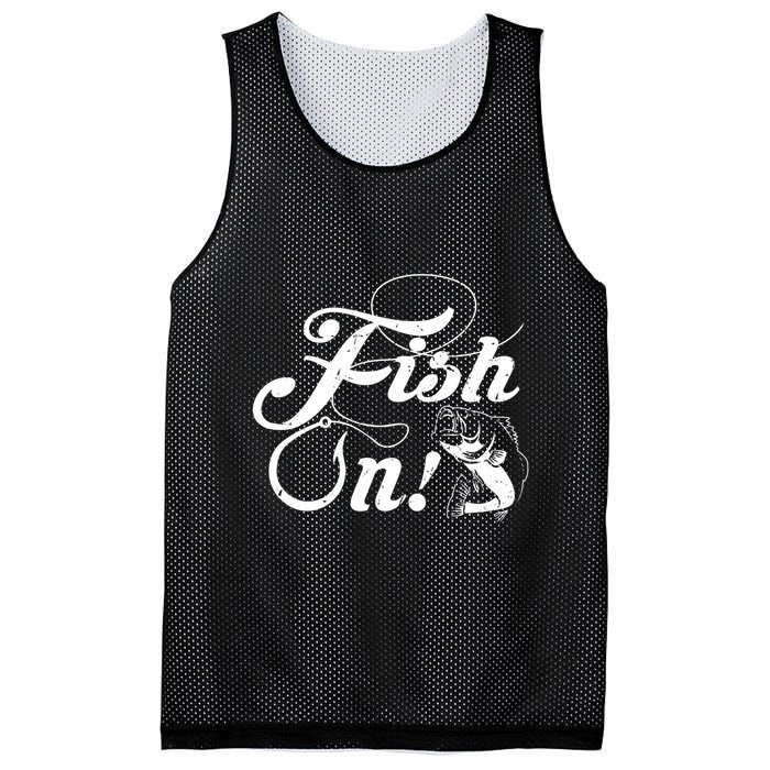 Funny Fishing Mesh Reversible Basketball Jersey Tank