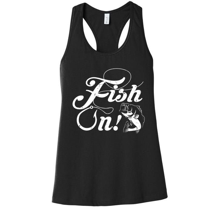 Funny Fishing Women's Racerback Tank