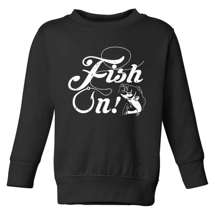 Funny Fishing Toddler Sweatshirt