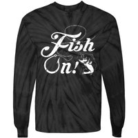 Funny Fishing Tie-Dye Long Sleeve Shirt