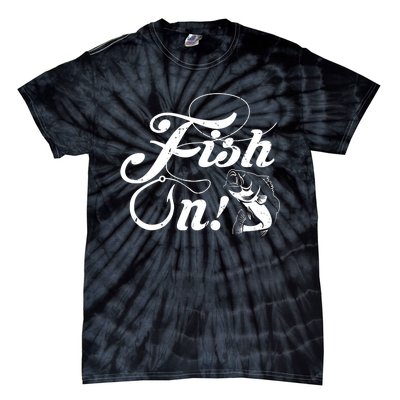 Funny Fishing Tie-Dye T-Shirt