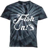 Funny Fishing Kids Tie-Dye T-Shirt