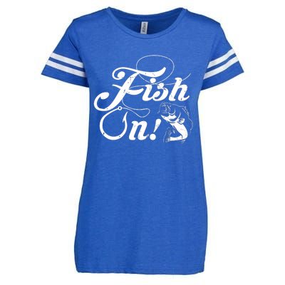 Funny Fishing Enza Ladies Jersey Football T-Shirt