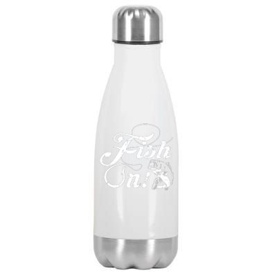 Funny Fishing Stainless Steel Insulated Water Bottle