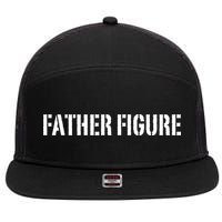 Father Figure 7 Panel Mesh Trucker Snapback Hat