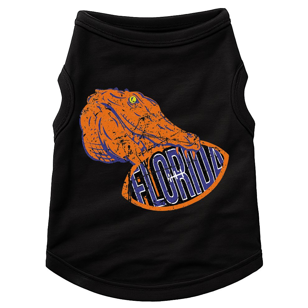 Florida FL Football Fans Gator State Vintage Distressed Doggie Tank