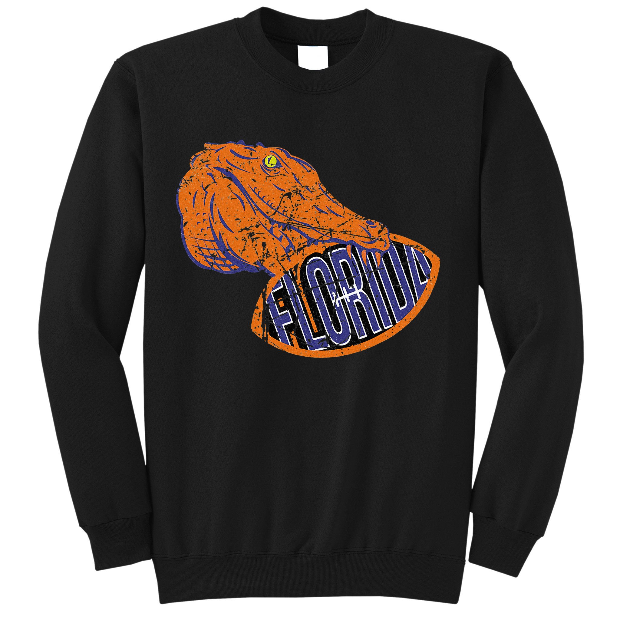 Florida FL Football Fans Gator State Vintage Distressed Sweatshirt