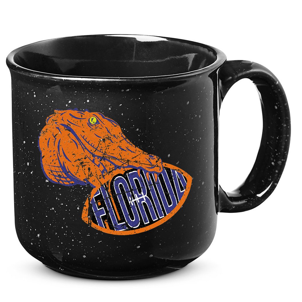 Florida FL Football Fans Gator State Vintage Distressed 15oz Campfire Ceramic Mug