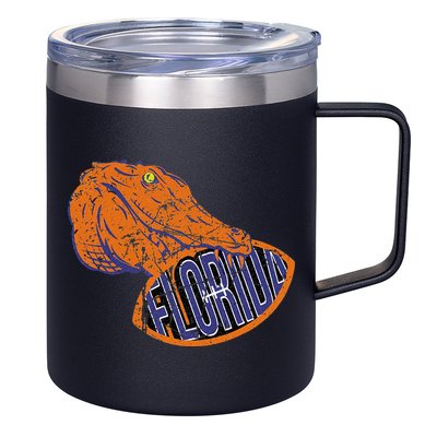 Florida FL Football Fans Gator State Vintage Distressed 12oz Stainless Steel Coffee Mug