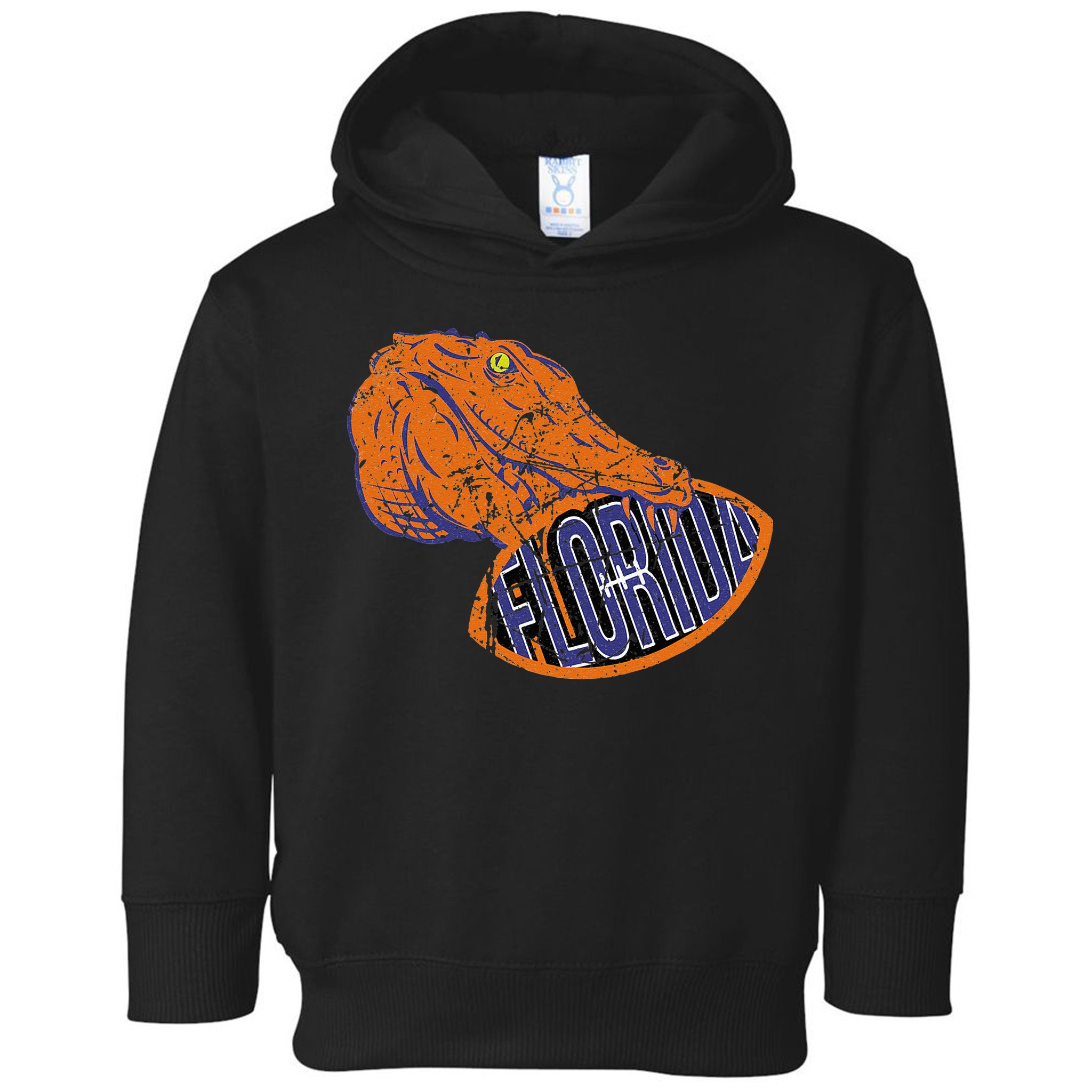 Florida FL Football Fans Gator State Vintage Distressed Toddler Hoodie