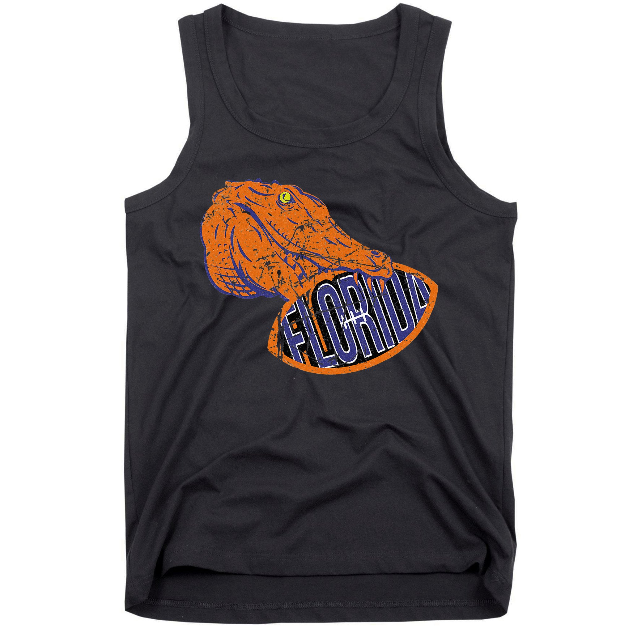 Florida FL Football Fans Gator State Vintage Distressed Tank Top