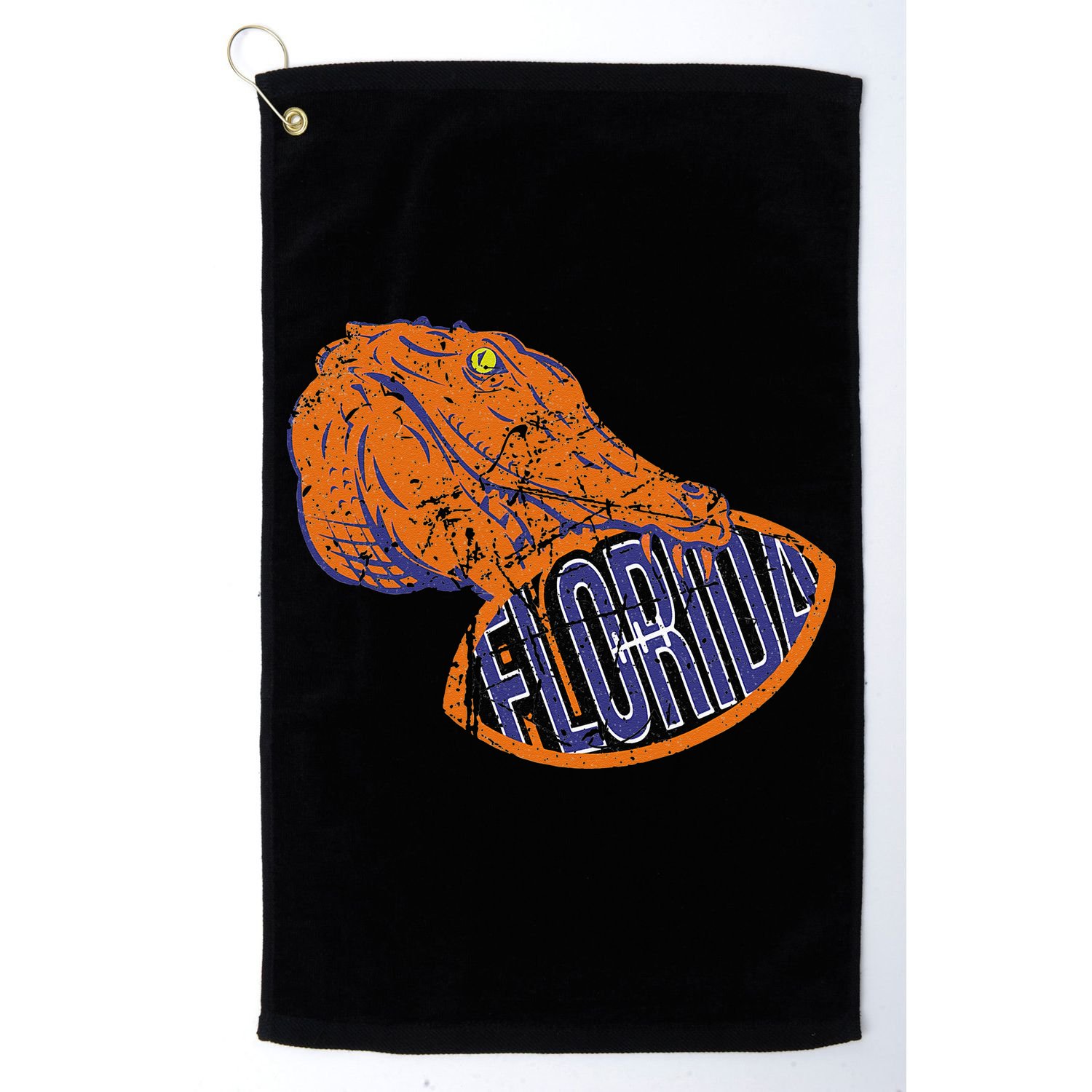 Florida FL Football Fans Gator State Vintage Distressed Golf Towel