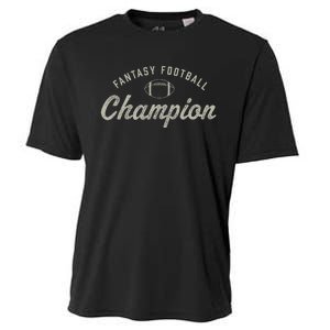 Funny Fantasy Football Champion Draft Day Season Champ Cooling Performance Crew T-Shirt