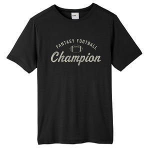 Funny Fantasy Football Champion Draft Day Season Champ Tall Fusion ChromaSoft Performance T-Shirt