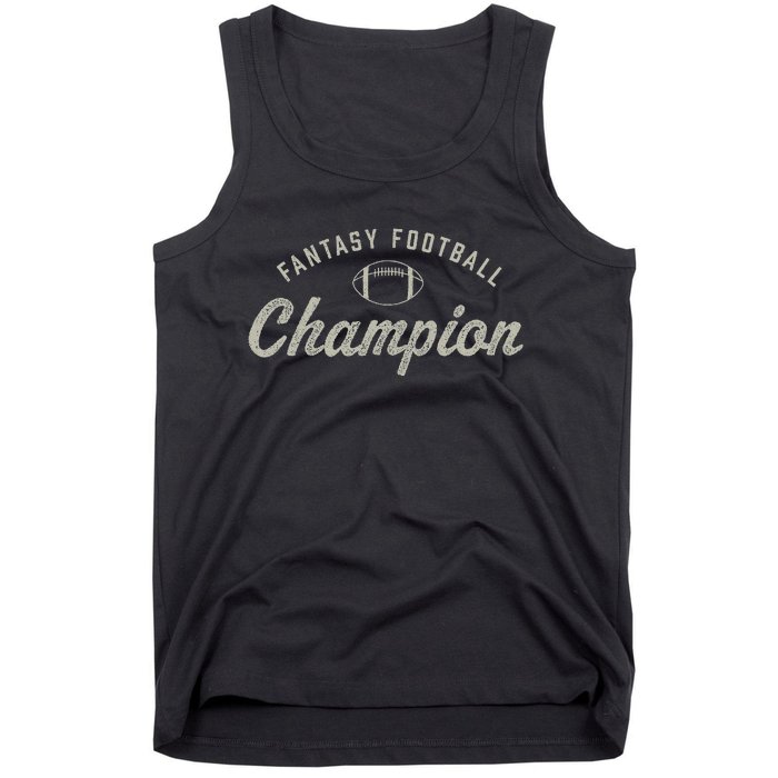 Funny Fantasy Football Champion Draft Day Season Champ Tank Top