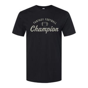 Funny Fantasy Football Champion Draft Day Season Champ Softstyle CVC T-Shirt