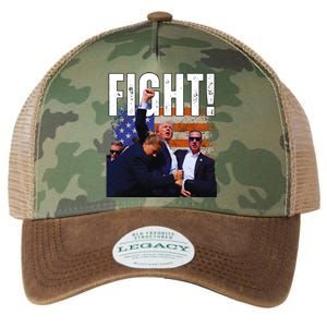 Fight Fight Fight For Donald Trump 2024 Usa Election Voting Legacy Tie Dye Trucker Hat