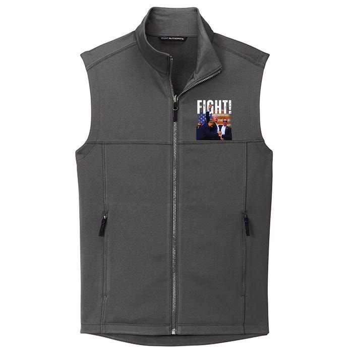 Fight Fight Fight For Donald Trump 2024 Usa Election Voting Collective Smooth Fleece Vest