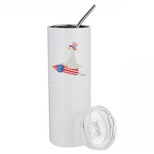 Firequacker Funny Fourth Of July 4th Of July Stainless Steel Tumbler