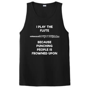 Flute Funny Flute Player Punch PosiCharge Competitor Tank