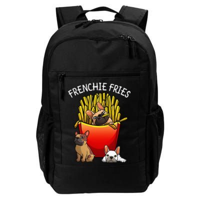 Funny Frenchie Fries French Bulldog Lover Daily Commute Backpack