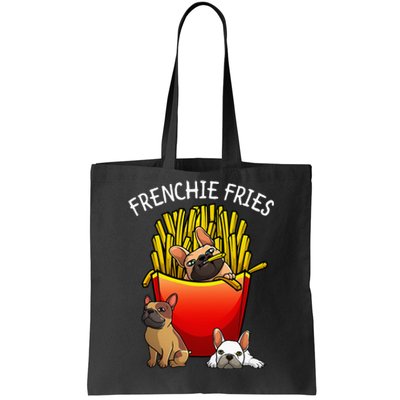 Funny Frenchie Fries French Bulldog Lover Tote Bag