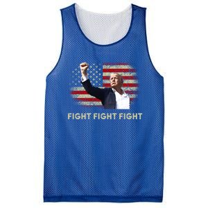 Fight Fight Fight Trump 2024 American Flag Shoot At Rally Cute Gift Mesh Reversible Basketball Jersey Tank