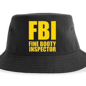 Funny Fbi Fine Booty Inspector Sustainable Bucket Hat