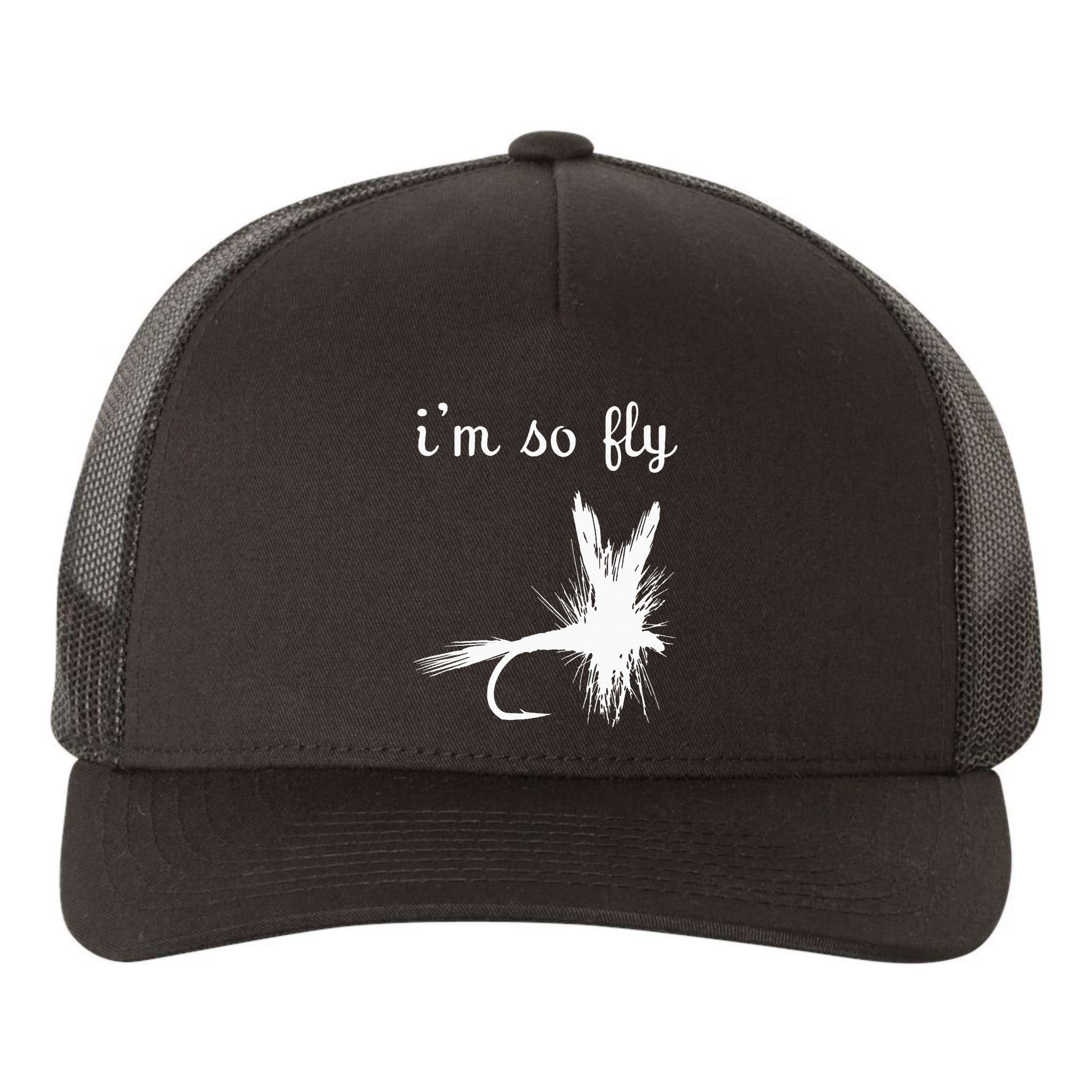Fly Funny Fishing Yupoong Adult 5-Panel Trucker Hat