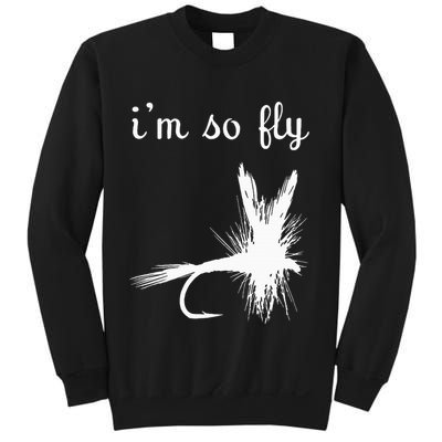 Fly Funny Fishing Sweatshirt
