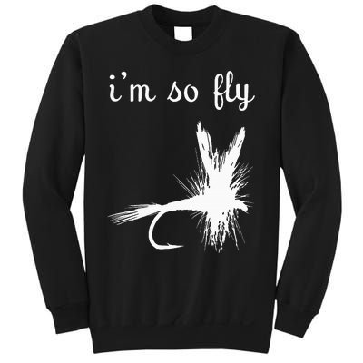 Fly Funny Fishing Sweatshirt