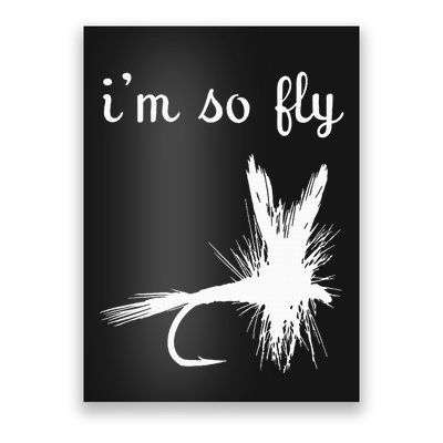 Fly Funny Fishing Poster