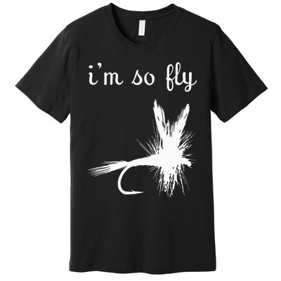 Fly Funny Fishing Premium T-Shirt