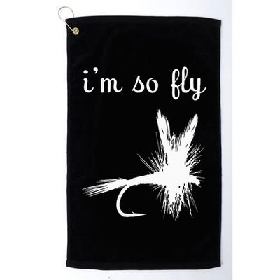 Fly Funny Fishing Golf Towel
