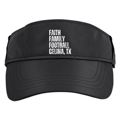 Faith Family Football Celina Texas Bobcats Adult Drive Performance Visor