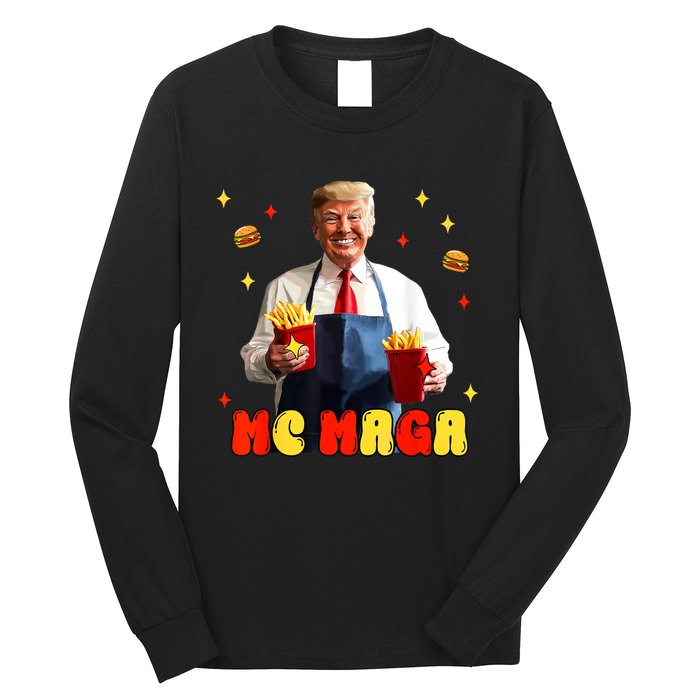 Fast Food Fun Parody Artwork Long Sleeve Shirt