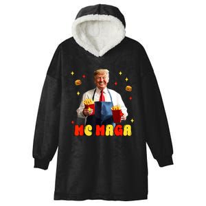 Fast Food Fun Parody Artwork Hooded Wearable Blanket