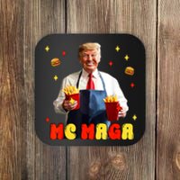 Fast Food Fun Parody Artwork Coaster