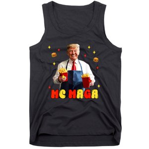 Fast Food Fun Parody Artwork Tank Top